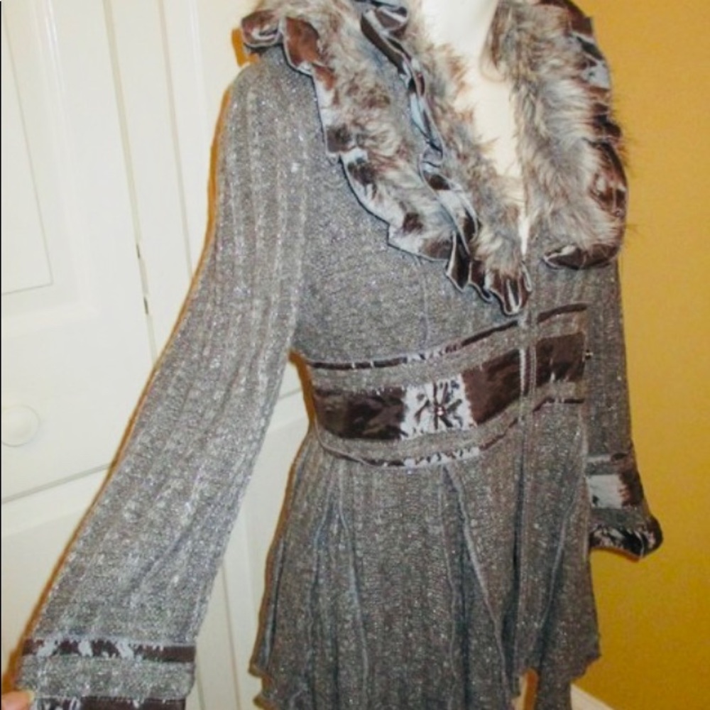 NICOLE SABBATTINI Boho sweater coat
